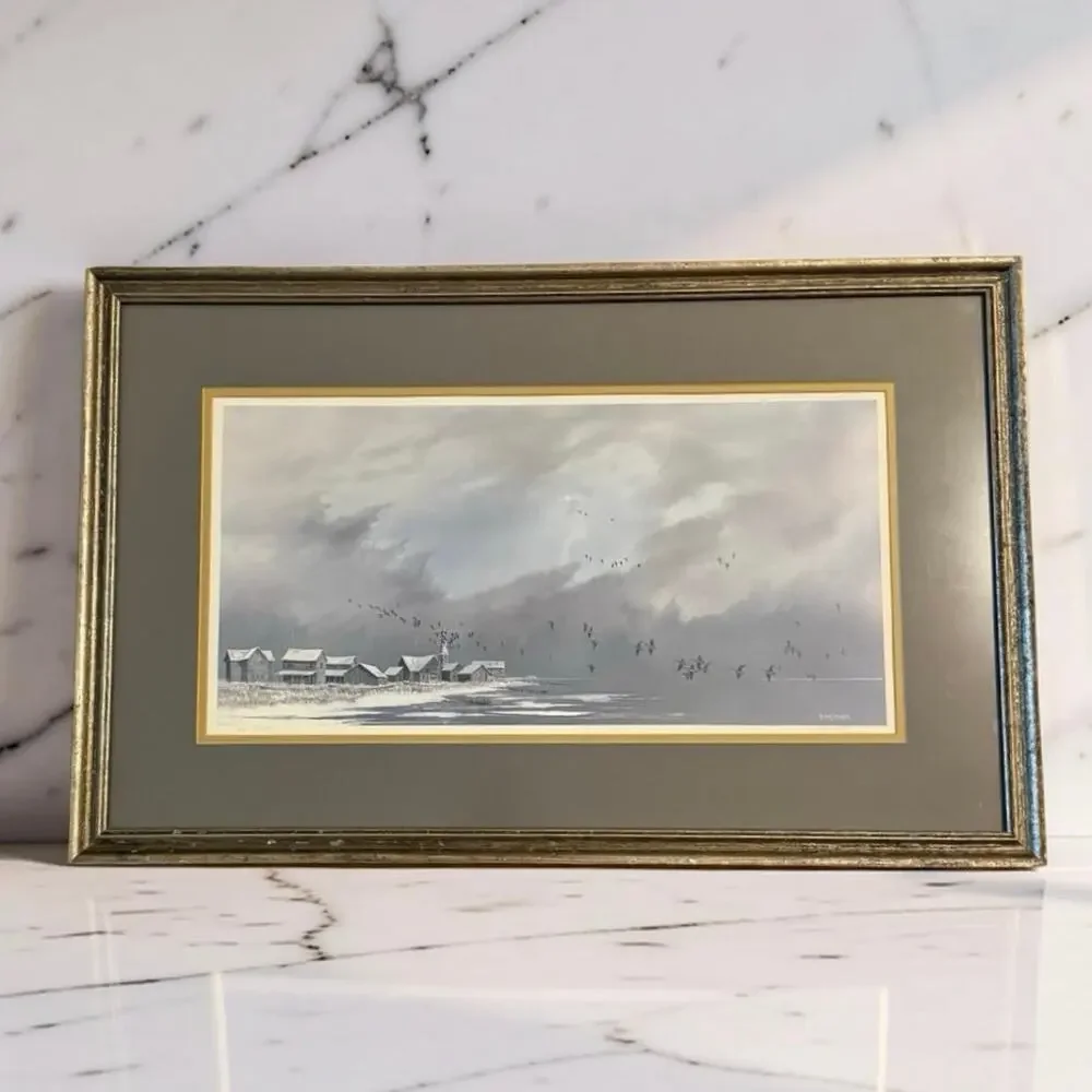 HERB JONES beauty of nature ducks flying over pond PRINT LTD EDITION 1500 16